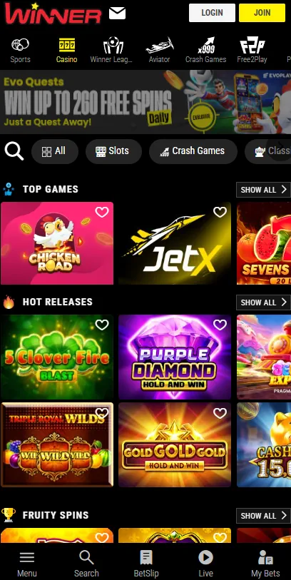 Winner Casino App