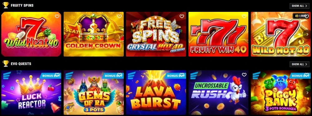 Winner Casino Games